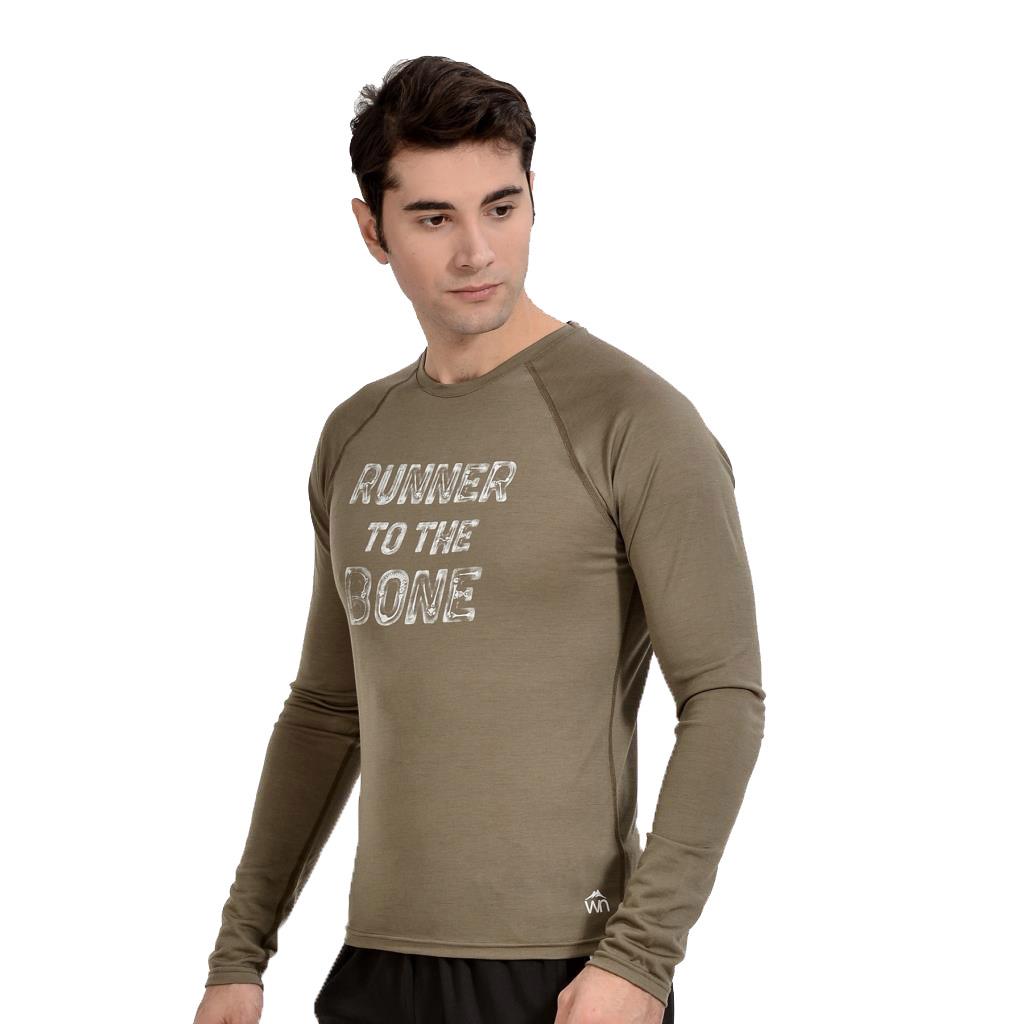 Woolnat Merino Wool Ultra Marathon Long Sleeve Men's T-Shirt