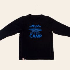 Woolnat Merino Wool Camp Jr. Long Sleeve T-shirt