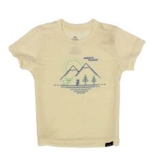 Woolnat Merino Wool Taiga Short Sleeve Kid's T-shirt