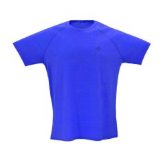 Woolnat Merino Wool Round Logo Short Sleeve Men's T-shirt