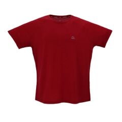 Woolnat Merino Wool Round Logo Short Sleeve Men's T-shirt