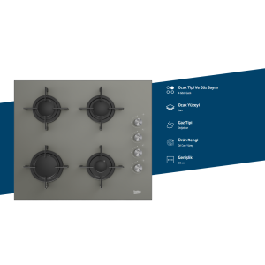 Beko BSTOC 828 G Set Üstü Ocak