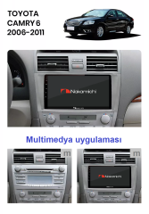 Toyota Camry (2006-2011) uyumlu Android Multimedya Navigasyon Sistemi