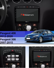 Peugeot 408 (2012-2020) Uyumlu  Android Multimedya  Navigasyon Sistemi