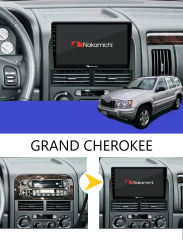 Jeep Grand Cherokee 1998-2004 Uyumlu Android multimedya navigasyon sistemi