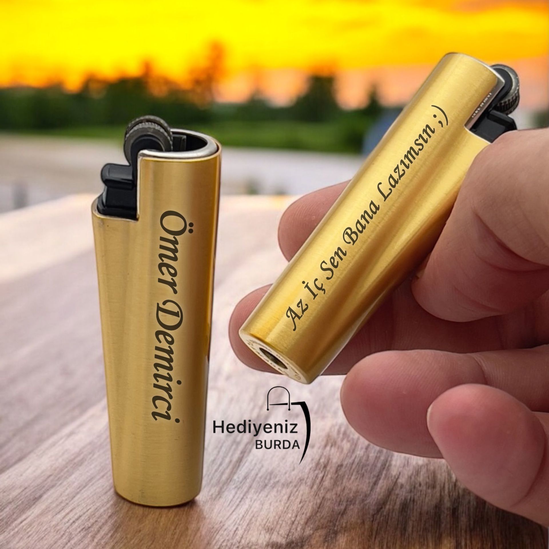 Clipper Metal Kılıflı Çakmak