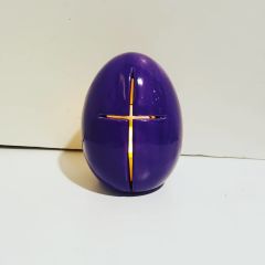 Paskalya Yumurtası Mor 9cm