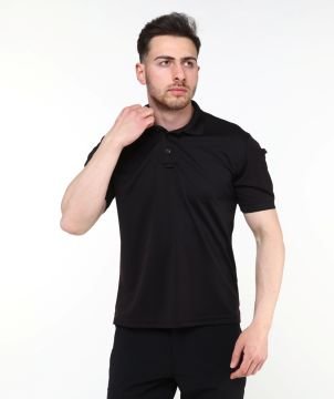 Urban Tactical Polo Yaka T-Shirt / Siyah