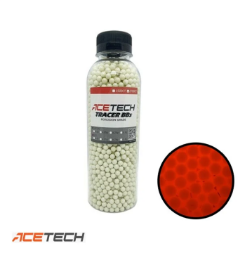 ACETECH Airsoft Tracer BB (Kırmızı) 0.2g/6mm /2700 adet (Kapaklı Şişe)