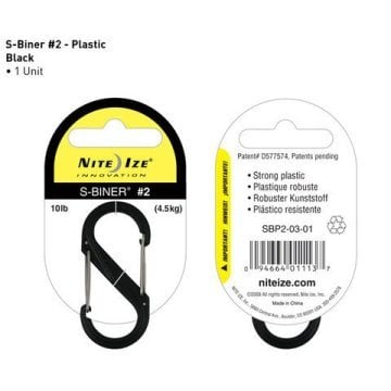 Nite-ize S-Biner Plastik Size 2 Black