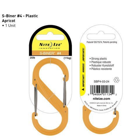 Nite-ize S-Biner Plastik Size 4 Apricot