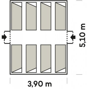 Ferrino Montana Afet Çadırı 19 M.5,1 X 3,85 FR