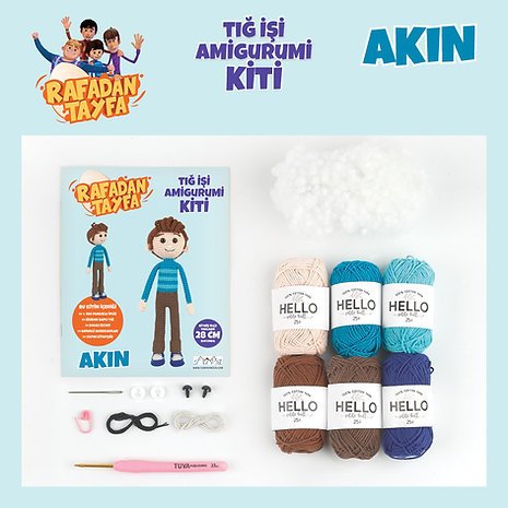 Rafadan Tayfa Akın Amigurumi Kiti