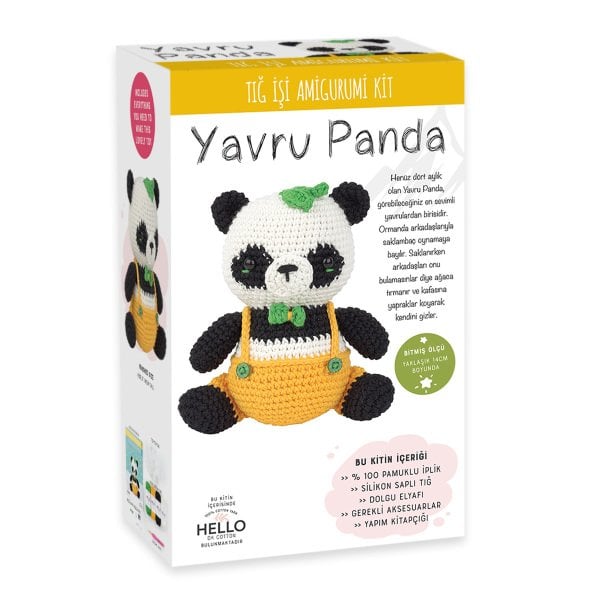 Amigurumi Seti - Yavru Panda SCF05