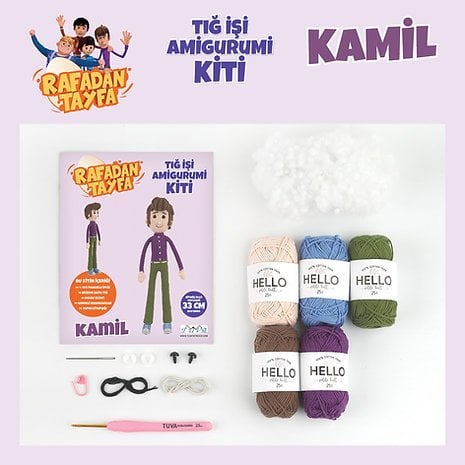 Rafadan Tayfa Kamil  Amigurumi Kiti