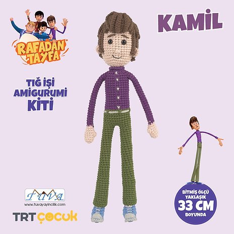 Rafadan Tayfa Kamil  Amigurumi Kiti