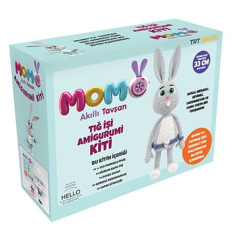 Momo Akıllı Tavşan Amigurumi Kiti