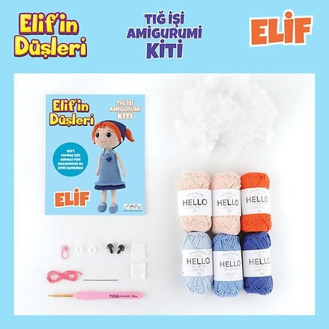 Elif'in Düşleri Amigurumi Kiti