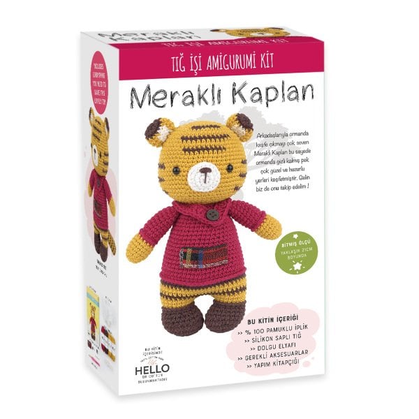 Amigurumi Seti - Meraklı Kaplan SCF13