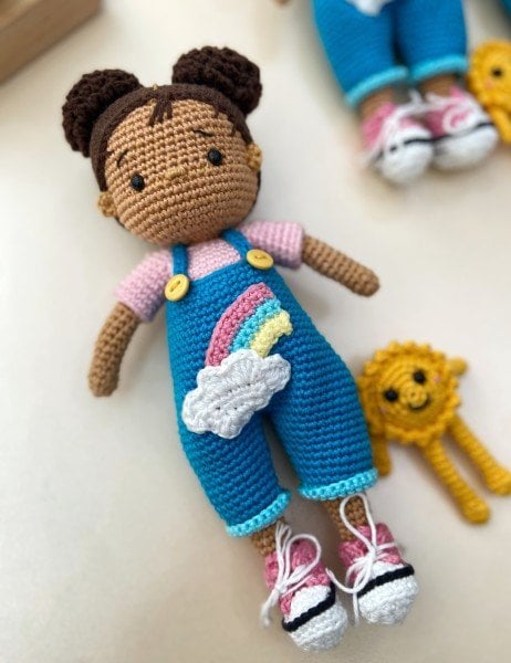 Adia Bebek Tulumlu Amigurumi