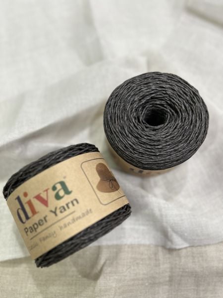 Diva Paper Yarn Kağıt İp Kahve