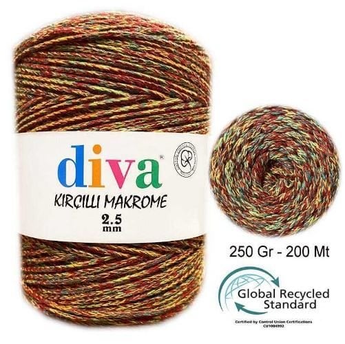 Diva Kırçıllı Koton Makrome 5003