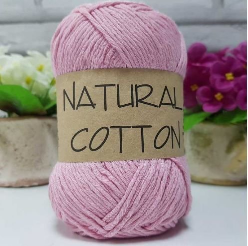 Diva Natural Cotton Pamuk Örgü İpi 2130 Toz Pembe