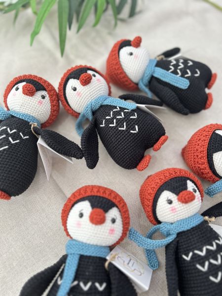 Amigurumi Siyah Penguen