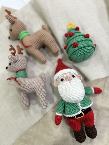 Amigurumi Noel Baba ve Seti