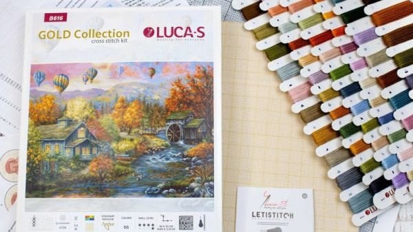 Luca-s Art Goblen Baskısız Kanaviçe Kiti B616