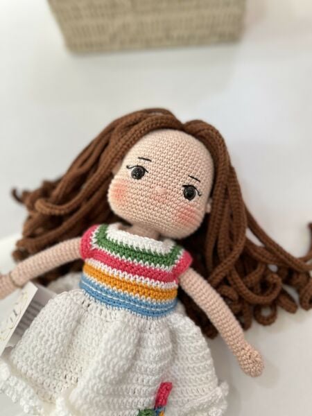 Elina Bebek Elbiseli Amigurumi