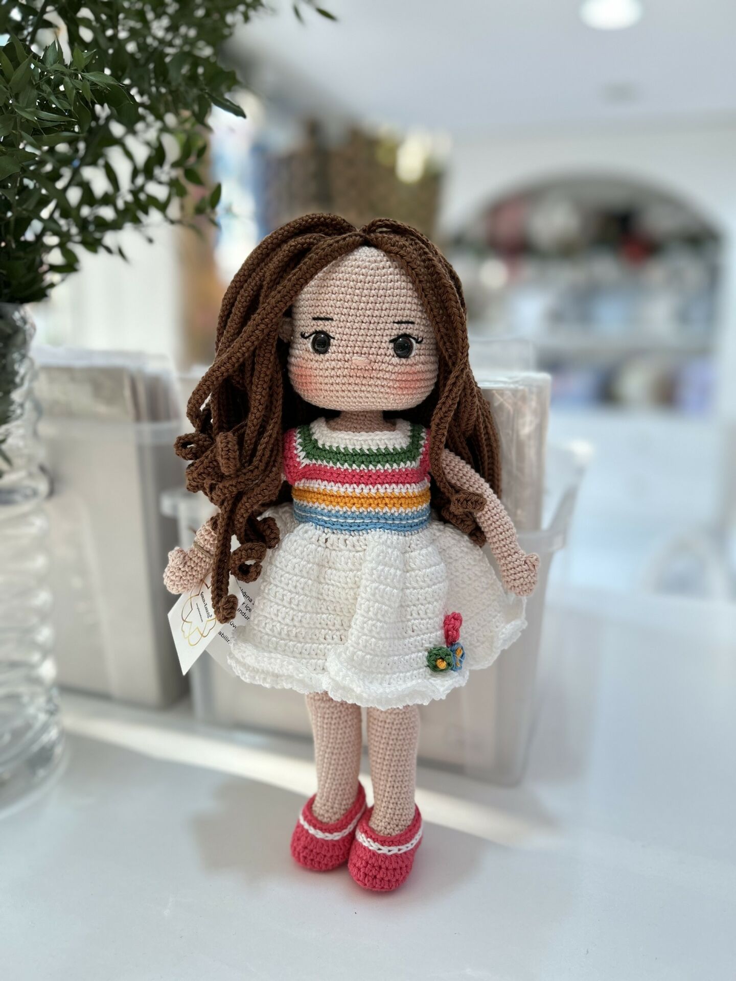 Elina Bebek Elbiseli Amigurumi