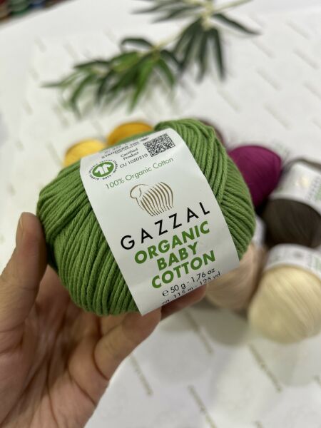 Gazzal Organic Baby Cotton Yeni Renkler İplik Seti 10 Adet