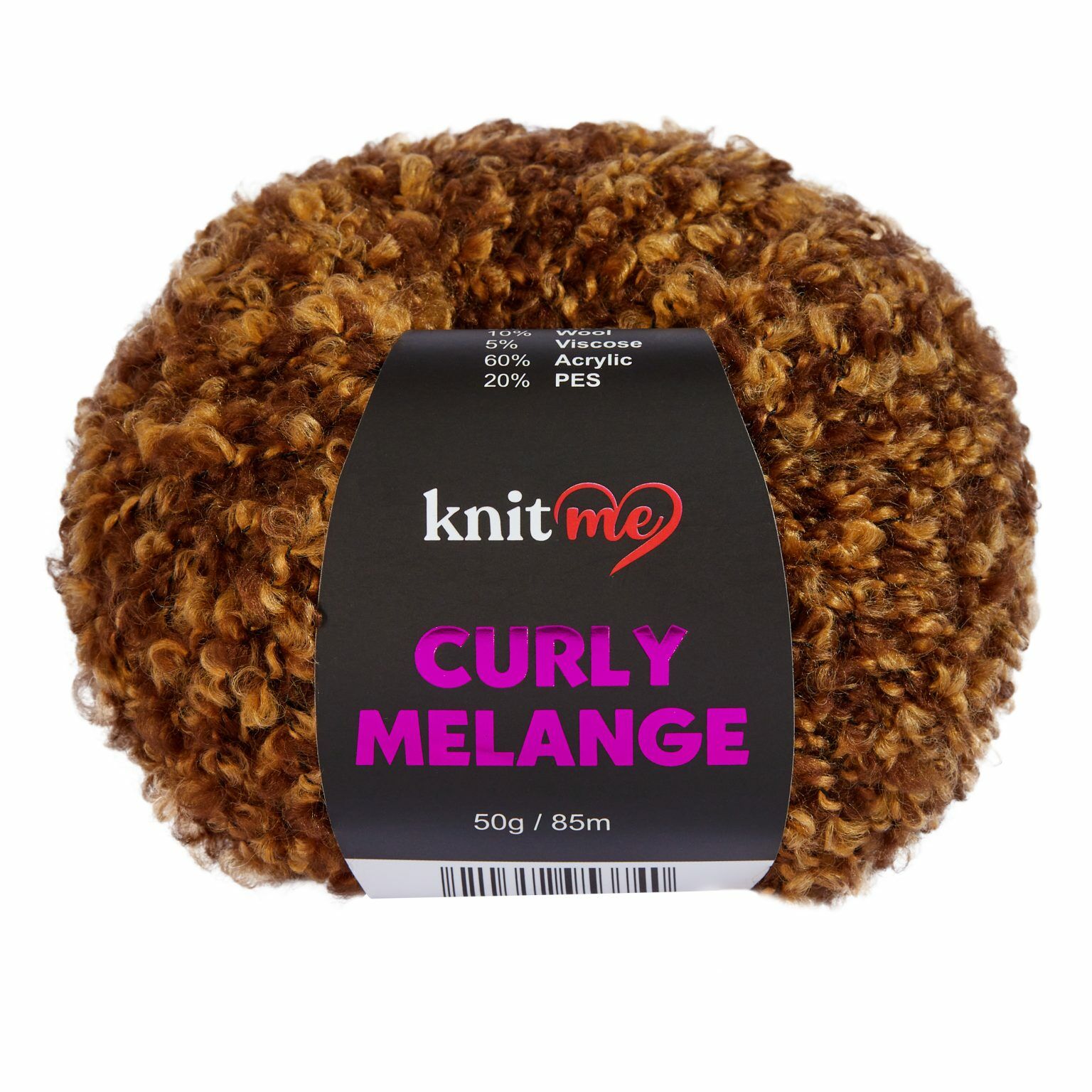 Knit Me Curly Melange KC56
