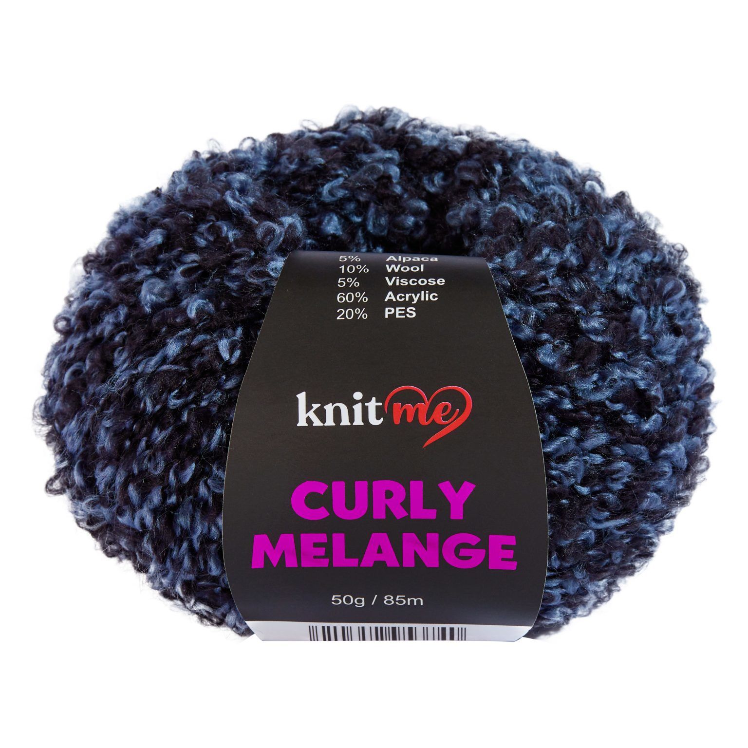 Knit Me Curly Melange KC55