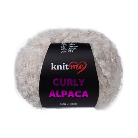 Knit Me Curly Alpaca KC02