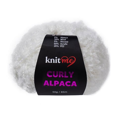 Knit Me Curly Alpaca KC01
