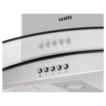 Vestel AD-9011 X 90 cm 3 Kademeli Ada Ankastre Davlumbaz