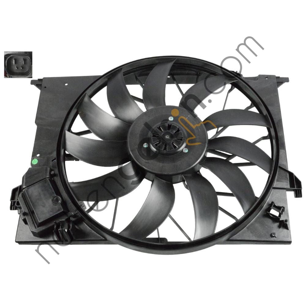 SWAG 10107456 RADYATOR FANI (KOMPLE) W211 02>08 W221 05>13 C216 06>13 R199 04>  MERCEDES BİNEK FAN MOTORU