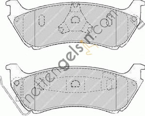 FERODO FDB1401 FREN BALATASI ARKA ML-CLASS W163 98>05  MERCEDES BİNEK FREN BALATASI