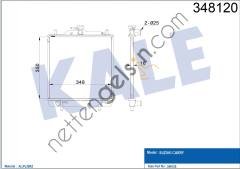 KALE 348120 MOTOR SU RADYATORU SUZUKI CARRY 1,3 16V 1999> MANUEL VITES  SUZUKI BİNEK MOTOR SU RADYATORU