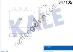 KALE 347105 KALORIFER RADYATORU BMW E65 E66  BMW BİNEK KALORİFER RADYATÖRÜ