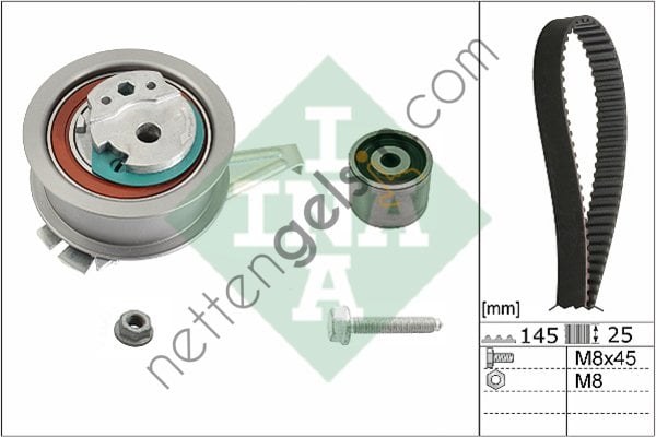 INA 530066510 TRIGER EKSANTRIK GERGI SETI POLO A1 IBIZA TOLEDO FABIA 1,4 TDI CUS 14>  VW-AUDI-SEAT-SKODA BİNEK