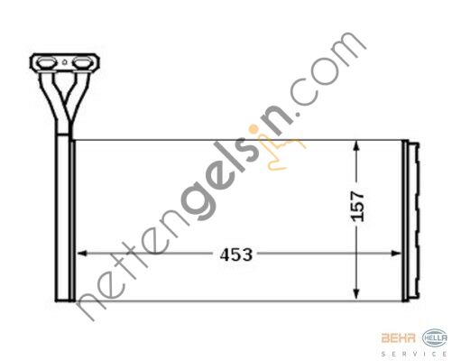 BEHR AH46000S KALORİFER RADYATÖRÜ SCANIA 4 SERİ > 1846702 SCANIA