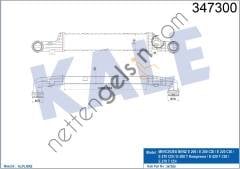 KALE 347300 TURBOSARJ RADYATORU E-CLASS W210 98>02 S210 99>03  MERCEDES BİNEK TURBO RADYATÖRÜ