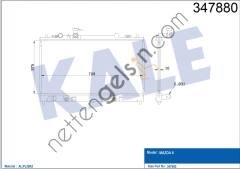 KALE 347880 MOTOR SU RADYATORU MAZDA 6 2002 2007 MANUEL VITES  MAZDA BİNEK MOTOR SU RADYATORU