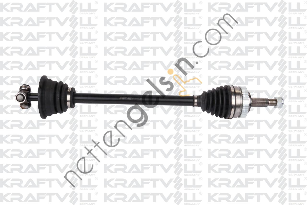 KRAFTVOLL 01010036 AKS ON SOL LAGUNA I 1.8 2.0 ABSLI DIS FREZE 23-ABS HALKA SAYISI 44-UZUNLUK 702  RENAULT BİNEK AKS MİLİ