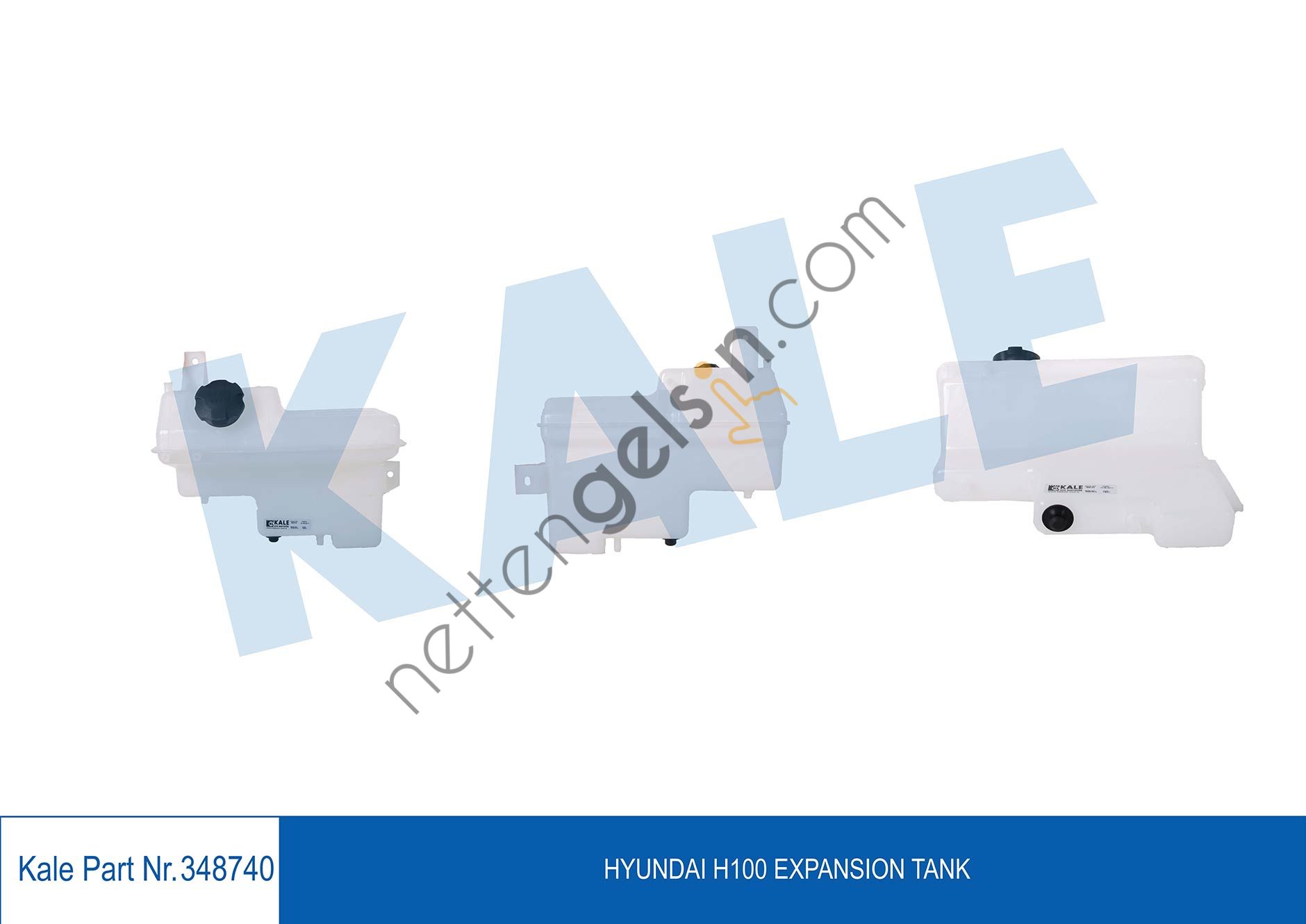 KALE 348740 RADYATOR YEDEK SU DEPOSU KAPAKLI H100 KAMYONET 2004>  HYUNDAI BİNEK YEDEK SU DEPOSU