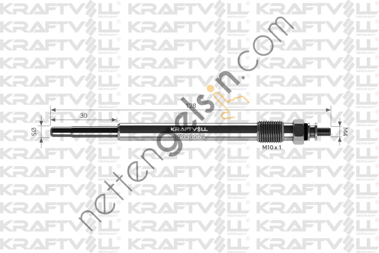 KRAFTVOLL 05030084 KIZDIRMA BUJISI A-CLASS W168 01>04 VANEO 414 02>05  MERCEDES BİNEK BUJİ