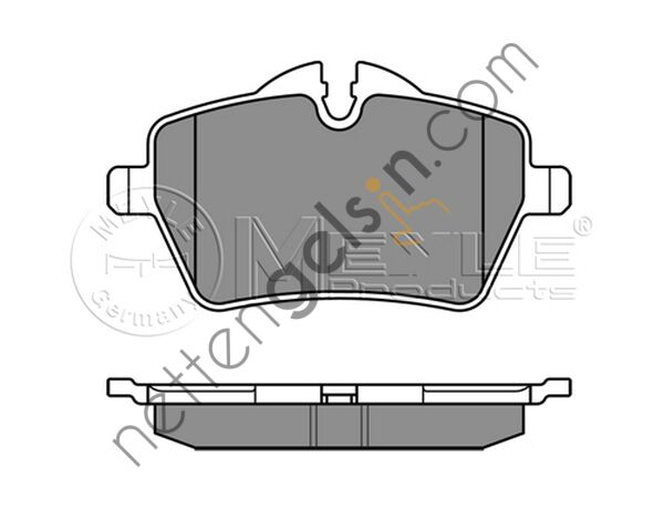 MEYLE 025 239 8418 FREN BALATASI MINI R-55/56/57/58/59/60 ÖN 34119804735 MINI